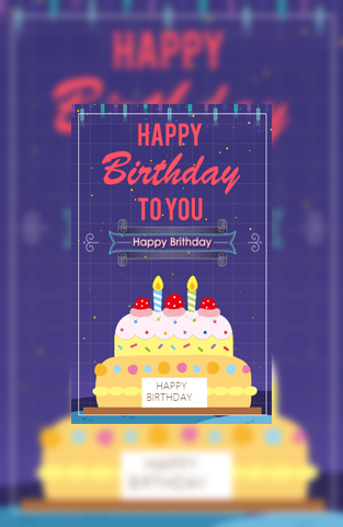 男朋友男神生日祝福贺卡男性朋友领导生日祝福模板